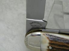 Fight'n Rooster Germany Stag Sowbelly Stockman Knife 1996 International Cutlery Club II 1 of 125