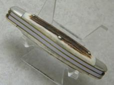 Fight'n Rooster Germany Stag Sowbelly Stockman Knife 1996 International Cutlery Club II 1 of 125