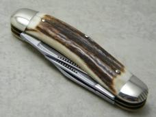Fight'n Rooster Germany Stag Sowbelly Stockman Knife 1996 International Cutlery Club II 1 of 125