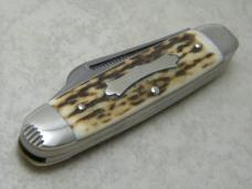 Fight'n Rooster Germany Stag Cigar Stockman Knife 1997 International Cutlery Club II 1 of 100