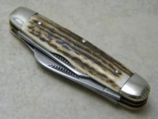 Fight'n Rooster Germany Stag Cigar Stockman Knife 1997 International Cutlery Club II 1 of 100