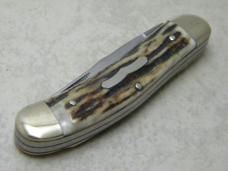 Fight'n Rooster Frank Buster Celebrated Cutlery Germany Stag Copperhead Knife