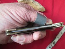 SHARPTOOTH Japan Made Mid Lockback Knife 11-397 *dinged tip, scratches**