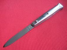 Vintage BARON Slim Italian All Metal Button Open/Close STILETTO Switchblade Knife