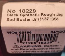 2026 Rough Black Synthetic Sod Buster jr.