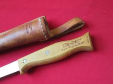 Ka-bar Kabar USA Wood Handle Pro Fisherman Fillet Filet knife w/ Leather  Sheath