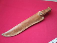 Ka-bar Kabar USA Wood Handle Pro Fisherman Fillet Filet knife w/ Leather  Sheath