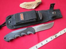 CRKT KOMMER Free Range 2040 Fixed Blade Knife & Nylon Sheath Bonus Compartment