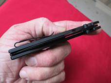 KERSHAW IRIDIUM 2038 Black Thumbstud One Hand Open D2 Steel Duralock Knife