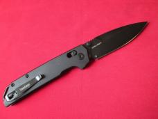 KERSHAW IRIDIUM 2038 Black Thumbstud One Hand Open D2 Steel Duralock Knife