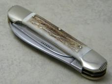 Fight'n Rooster Germany Stag 4 Blade Canoe Knife 1998 International Cutlery Club 1 of 100