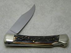 Fight'n Rooster Stainless Frank Buster Celebrated Cutlery Germany Stag Lockback Knife