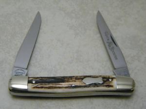 Fightn Rooster Frank Buster Celebrated Cutlery Germany Stag Muskrat Knife