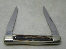 Fight'n Rooster Frank Buster Celebrated Cutlery Germany Stag Muskrat Knife