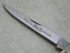 Fight'n Rooster Frank Buster Celebrated Cutlery Germany Stag Muskrat Knife