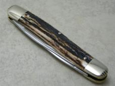 Fight'n Rooster Frank Buster Celebrated Cutlery Germany Stag Muskrat Knife