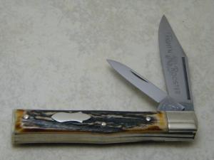 Fightn Rooster Frank Buster Celebrated Cutlery Germany Stag Pillbuster Knife