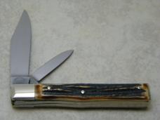 Fight'n Rooster Frank Buster Celebrated Cutlery Germany Stag Pillbuster Knife