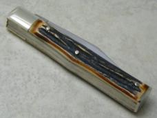 Fight'n Rooster Frank Buster Celebrated Cutlery Germany Stag Pillbuster Knife