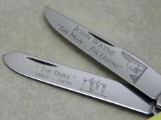 Case XX USA 4 Dot 1996 Yellow 3254 John Wayne "The Duke" Trapper Knife