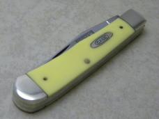 Case XX USA 4 Dot 1996 Yellow 3254 John Wayne "The Duke" Trapper Knife
