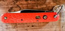 Camillus  New York Orange pilot  parachute  switch  knife  Vietnam  Era Rare MC-1 Hook 