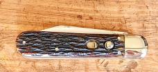 Presto Pat. Jan. 30-40 Made In USA Geo Schrade  Knife Co. B'Port Conn . Bone Handles 
