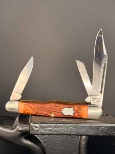 Camillus Cutlery USA 72 Model Swell Center Whittler 1970s to 80s Delrin Handles