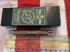 Queen Cutlery Muskrat (#66) w/ Great Amber Stag Bone Handles -NOS 
