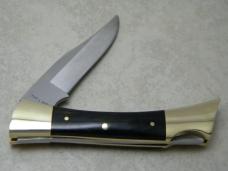 Case XX Stainless USA 7 Dot (1973) 7197 L SSP Wood Shark Tooth Lockback Knife