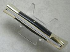 Case XX Stainless USA 7 Dot (1973) 7197 L SSP Wood Shark Tooth Lockback Knife