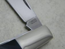 Camillus New York USA Saw Cut Black Delrin Barlow Knife NIB