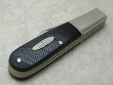 Camillus New York USA Saw Cut Black Delrin Barlow Knife NIB