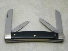 Camillus New York USA Slick Black Delrin Congress Knife