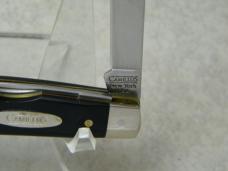Camillus New York USA Slick Black Delrin Congress Knife