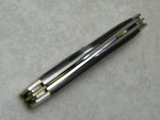 Camillus New York USA Slick Black Delrin Congress Knife