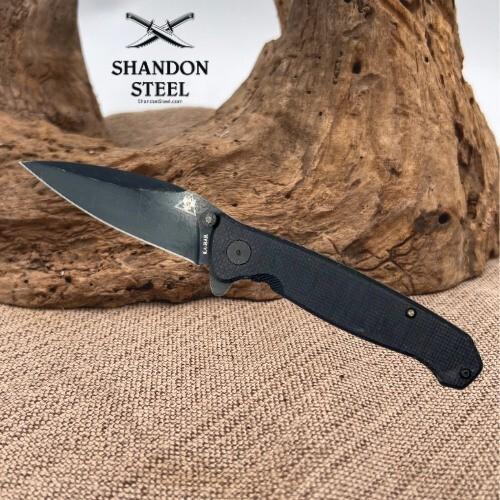 KA-BAR 2490 TDI Flipper Folding Knife 3.5" Spear Point AUS 8A Blade Black (102) KA-BAR 2490 TDI Flipper Folding Knife 3.5" Spear Point AUS 8A Blade Black (102)