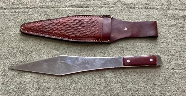 Older Case 1970s 305 Throwing Knife & Sheath Used Older Case 1970s 305 Throwing Knife & Sheath Used