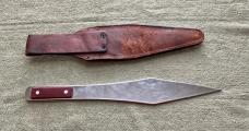 Older Case 1970s 305 Throwing Knife & Sheath Used