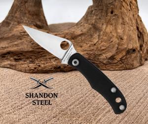 Spyderco BUG Folding Knife 127quot Blade w Black G-10 Handle Slipjoint C133GBKP