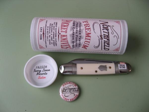 GEC  NORTHFIELD 162226 LITTLE INDIAN GIRL CANOE IVORY LINEN MICARTA #1
