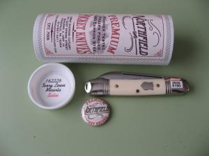 GEC  NORTHFIELD 162226 LITTLE INDIAN GIRL CANOE IVORY LINEN MICARTA 3