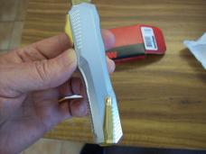 Kershaw Livewire U.S.A. Scarce Ltd. Edition 9000RAW/Gold OTF /Gold Blade Magnacut UNUSED W/Box