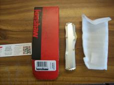 Kershaw Livewire U.S.A. Scarce Ltd. Edition 9000RAW/Gold OTF /Gold Blade Magnacut UNUSED W/Box