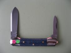 GEC  TIDIOUTE 162226 LITTLE INDIAN GIRL CANOE DEMIN BLUE MICARTA #3