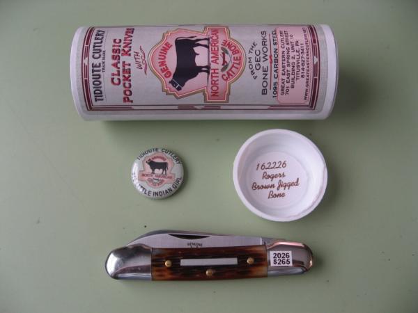 GEC  TIDIOUTE 162226 LITTLE INDIAN GIRL CANOE ROGERS BROWN JIGGED BONE