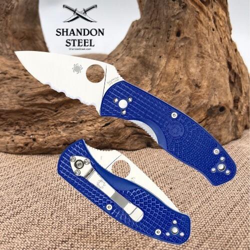Spyderco Persistence CPM S35VN Lightweight Folding Knife with 2.75 Inch C136PSBL
