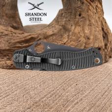 Spyderco ParaMilitary 2 Salt Plain Edge 3.45" Folding Pocket Knife C81GMCBKP2