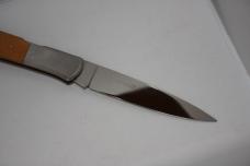Al Mar Eagle Folding Knife White Micarta High Polish Blade W sheath