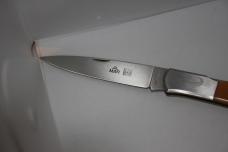 Al Mar Eagle Folding Knife White Micarta High Polish Blade W sheath